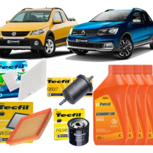 Kit de revisión de aceite 5w40 Filtros VW Saveiro 1.6 16v 2014/2023