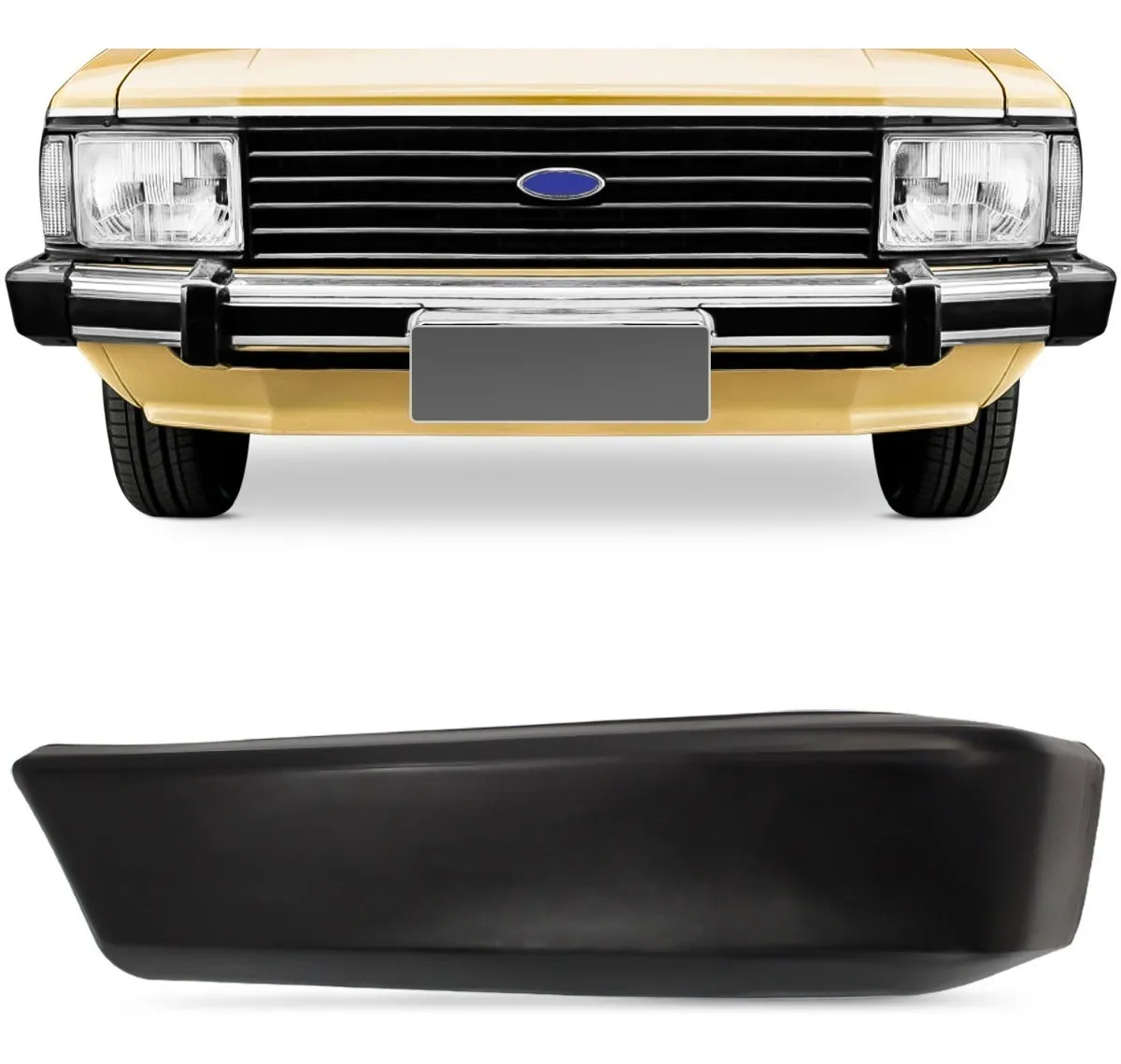 Punta Parachoques Corcel Belina 2 1978 79 A 1986 Delantero (precio unitario) derecho/izquierdo