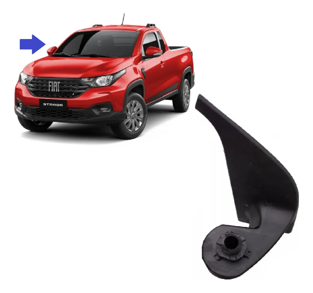 Pie Base Retrovisor Fiat Strada 2020 Al 2025 Lado derecho