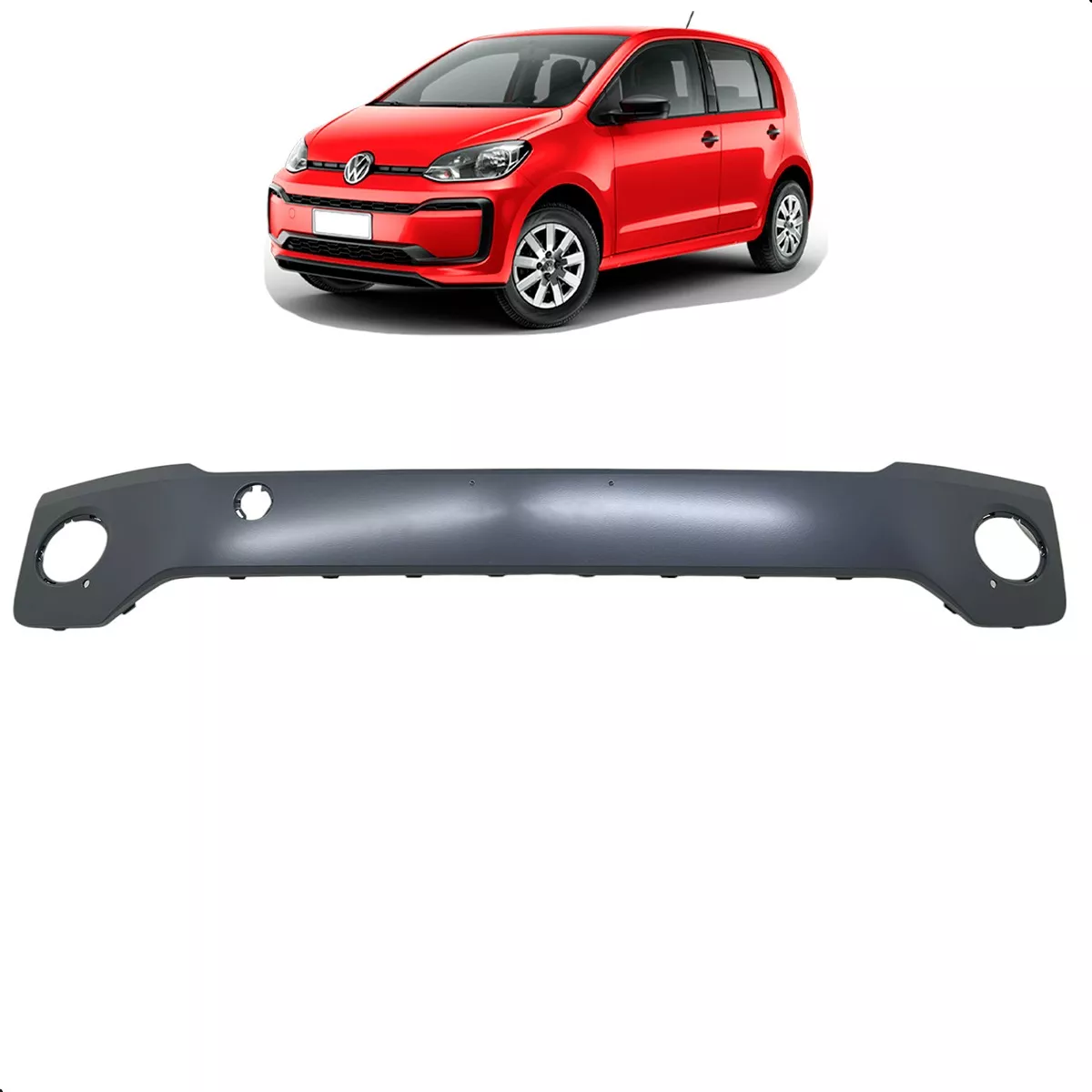 Moldura Central Paragolpes Delantero Volkswagen Up! 2018-2021 (Original)