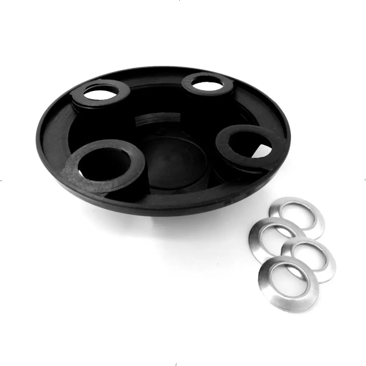 Juego Tapas Centrales De Rueda Hierro 14 Peugeot 206 207 Partner 306 - Imagem 2