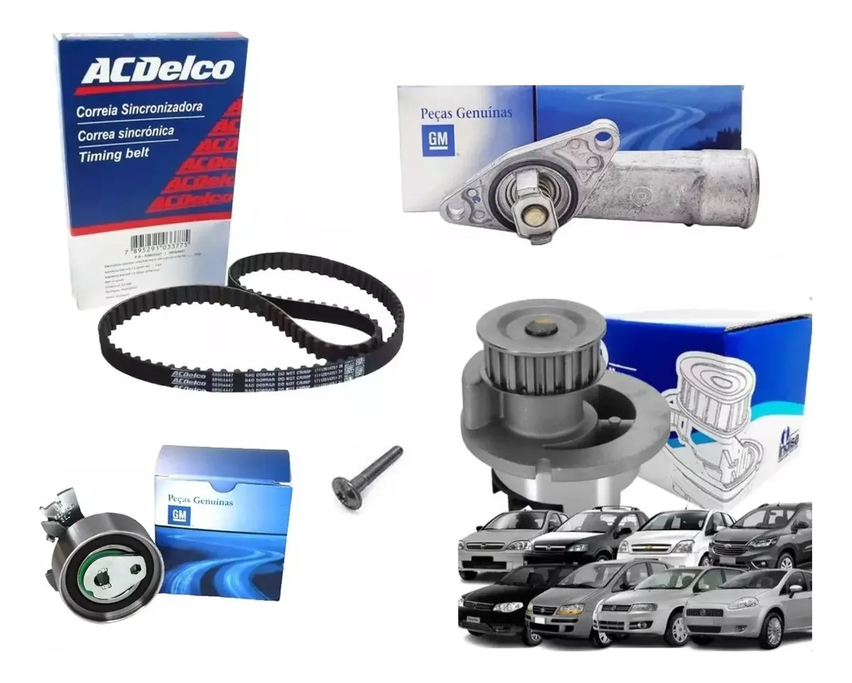 Kit de correa tensora de válvula de bomba de agua Spin Montana 1.8