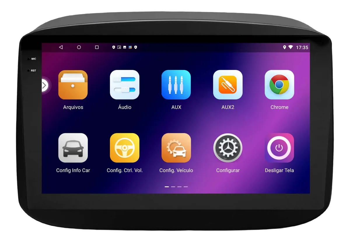 Multimedia Fiat Mobi Como Android 14 2gb 64gb 9p Carplay