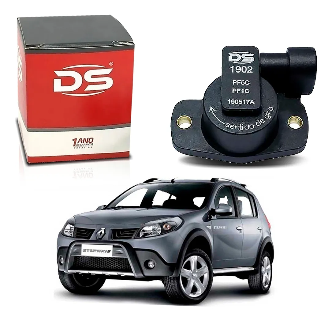 Sensor de posición del acelerador Sandero Stepway 1.6 8v 2007 a 2014