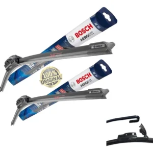 Par de escobillas limpiaparabrisas de silicona originales Bosch Aerofit