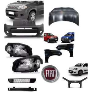 Kit Frente Completo Fiat Uno Vivace / Fiorino 2011 a 2016 | Renovación Total del Frente Delantero