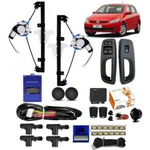 Kit Elevalunas Eléctrico Voyage Gol G5 2009 2010 2011 2012 + Cerradura y Alarma