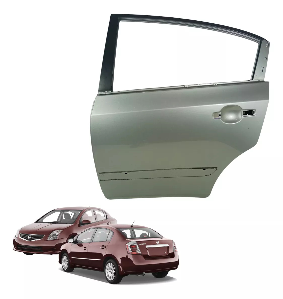 Puerta Trasera Izquierda Nissan Sentra 2007 2013 Usada
