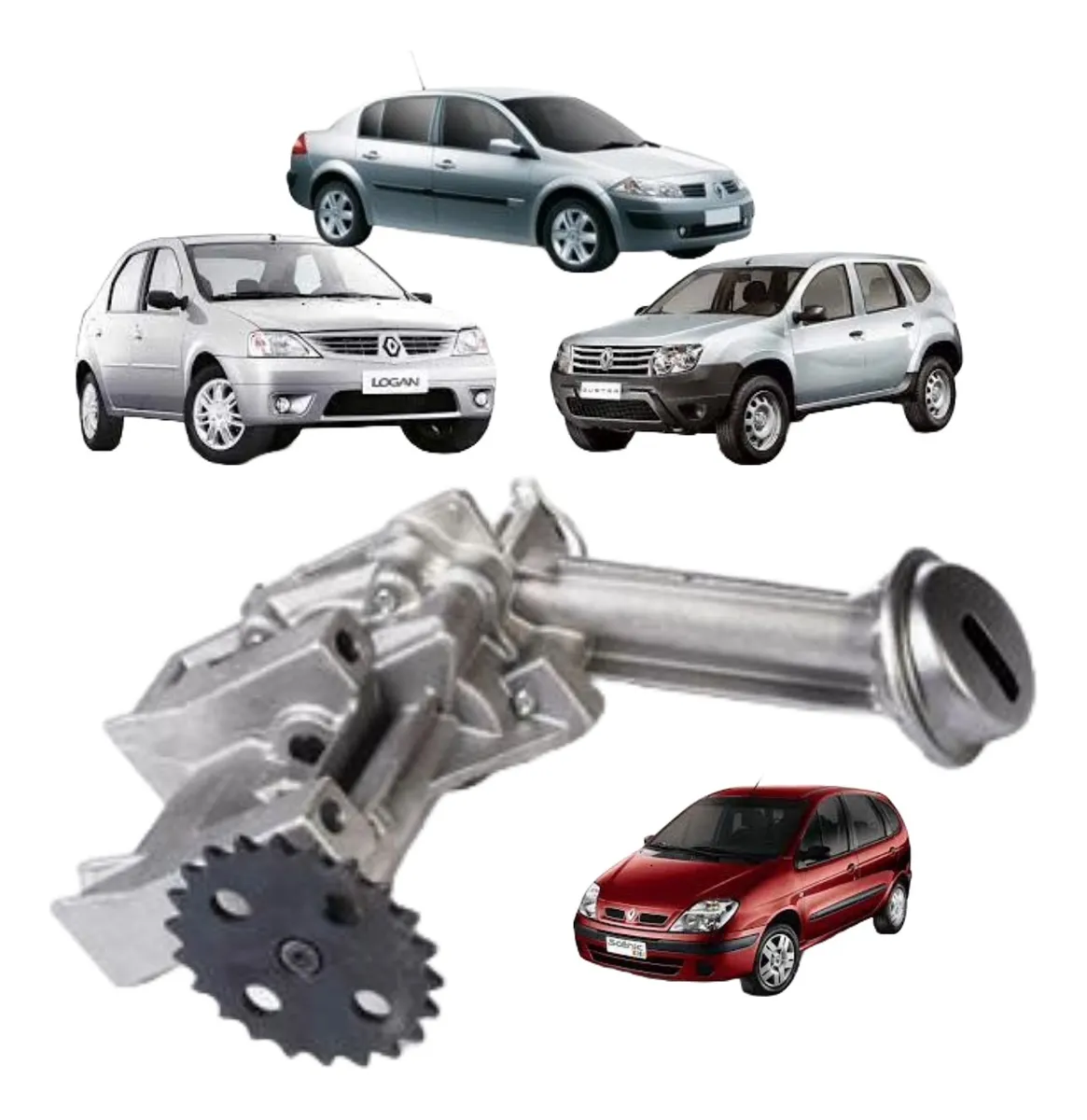 Bomba de aceite Logan Sandero Clio Scenic Megane Kangoo 1.6 Hifl