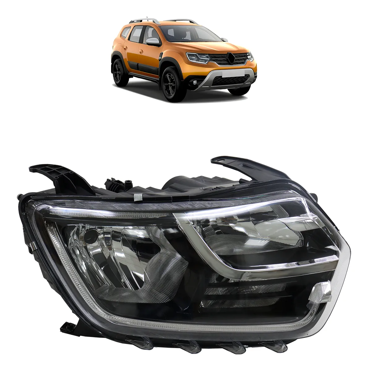 Faros LED Duster 2021 a 2024 derecho/izquierdo valor unitario