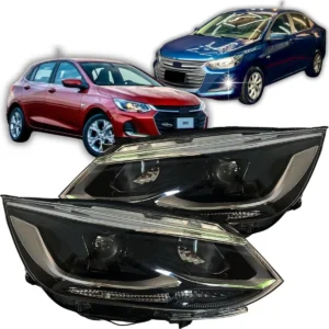 Par de faros delanteros Onix Lt Ltz Premier (2020, 2021, 2022 a 2025) con LED