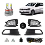 Kit Lanterna Milha Gol Voyage G6 2013 2014 2015 2016