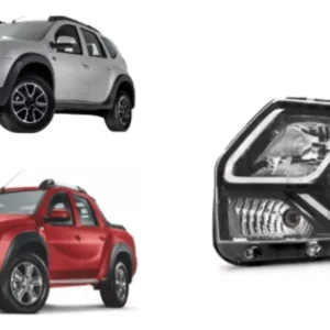 Faros delanteros para Duster Oroch 2016, 2017, 2018, 2019 y 2020