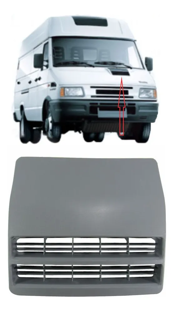 Rejilla de entrada de aire del capó del Iveco Daily