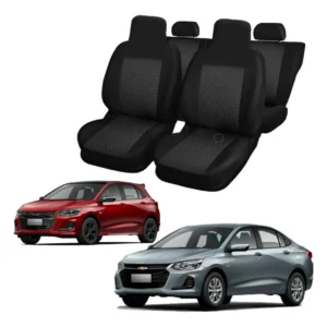 Fundas de tela para asientos de coche GM New Onix 2020-2025