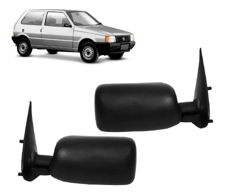 Par De Retrovisores Fiat Uno 1995 95 1996 96 Elx Electronico