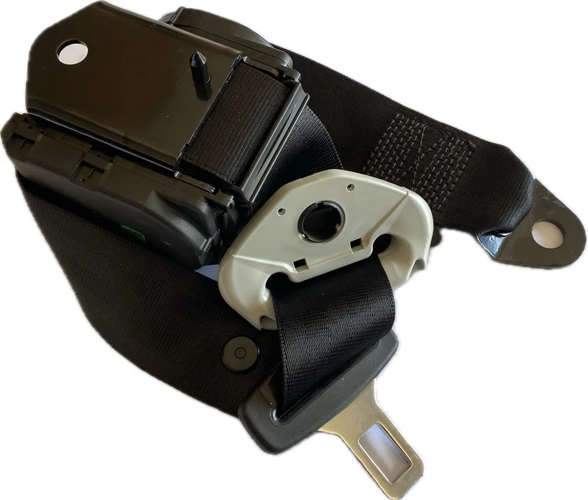 Cinturón de seguridad trasero derecho negro Gol G2 G3 G4 2pts