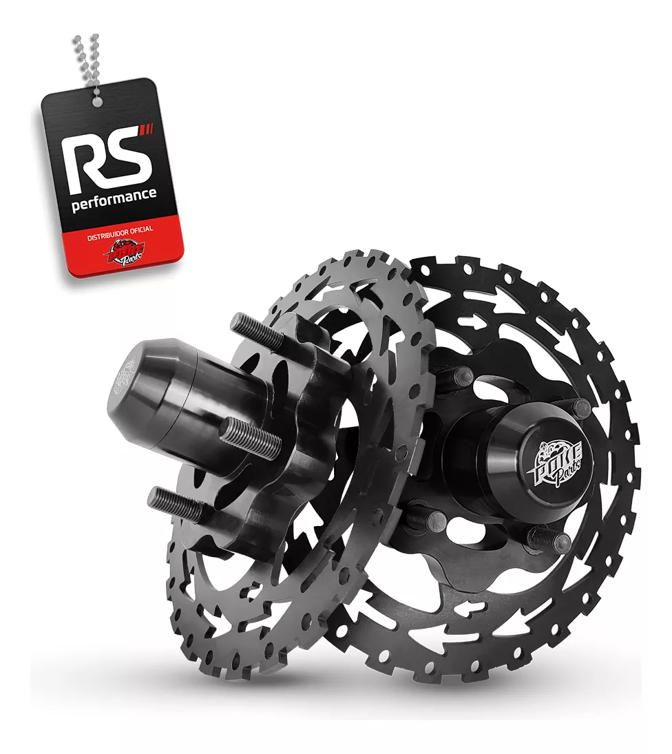 Freno de disco trasero Vw Gol Perforación 4x100 - Imagem 2