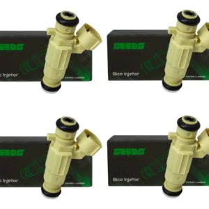 4 inyectores flex para Hyundai Hb20 1.6 16v (2012 a 2017)