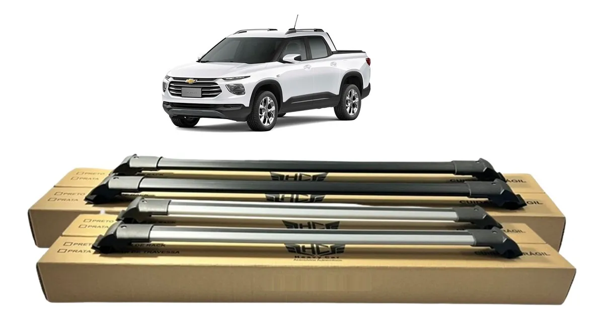 Chevrolet Montana Portaequipajes color negro y plata a elegir