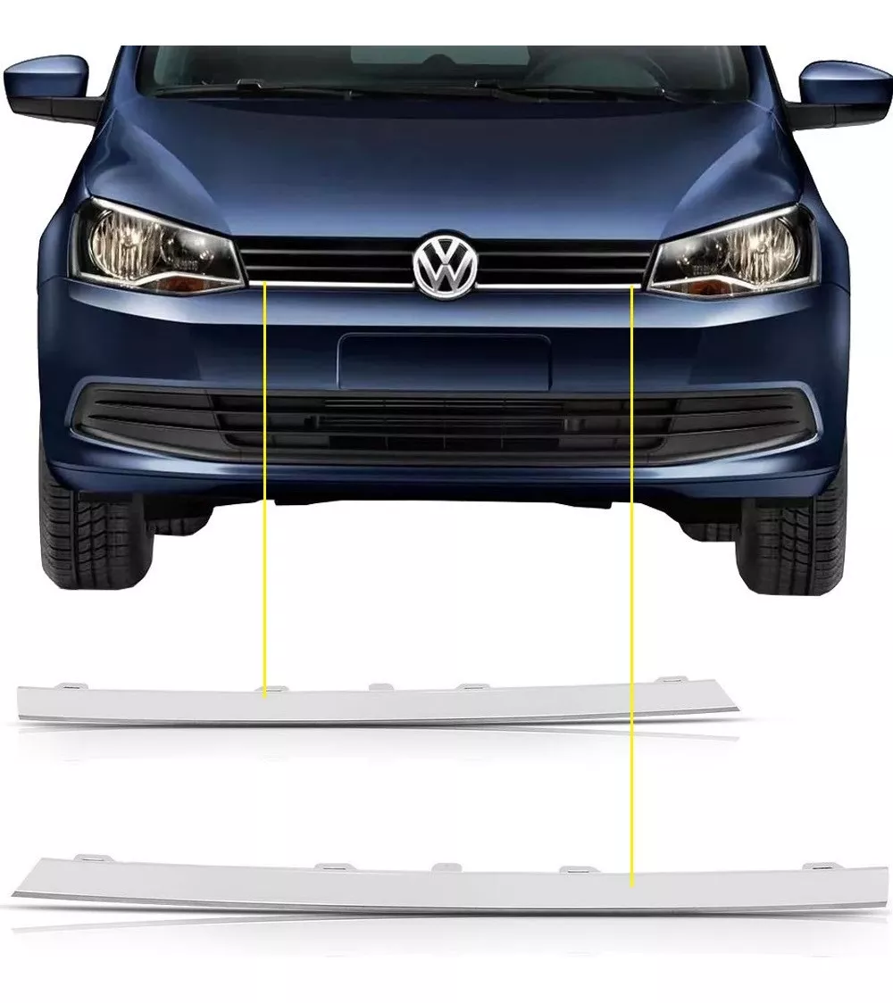 Moldura Rejilla Delantera Cromada Gol G7 16/2018
