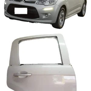 Puerta trasera derecha Citroën C3 2013 a 2021 sin detalle (usado)