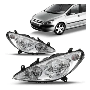 Faro delantero Peugeot 307 2003 2004 2005 2006 con auxiliar