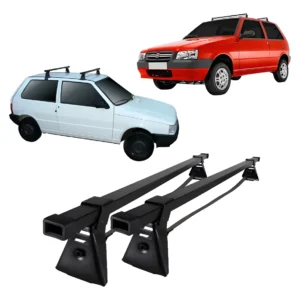 Portaequipajes de acero para Fiat Uno Mille de 2 puertas (1995-2013)