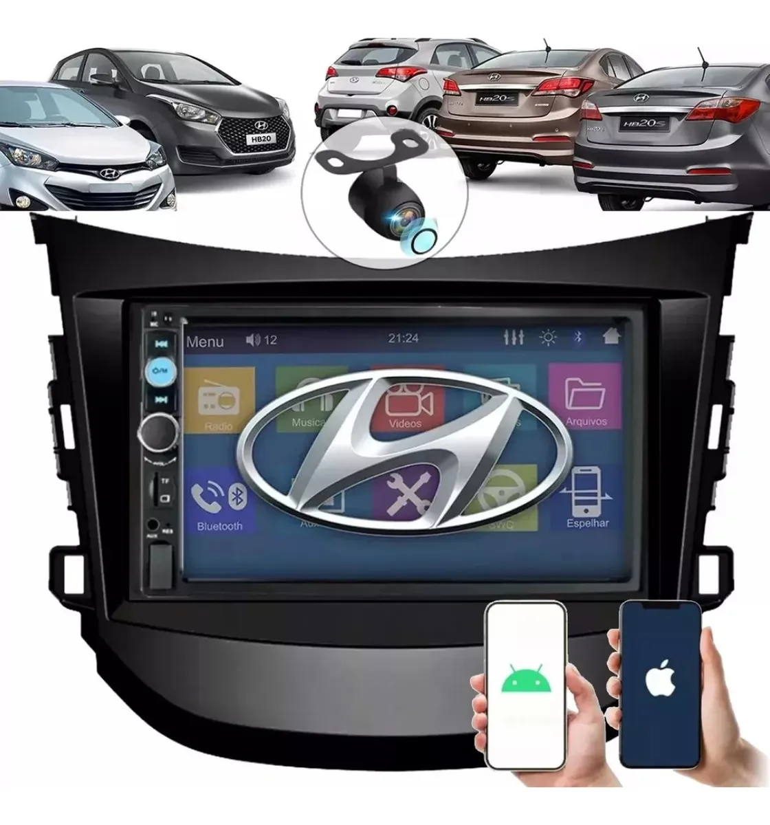 Radio multimedia Duplicación USB multimedia Hb20 Hb20s Hb20x 2012 a 2019