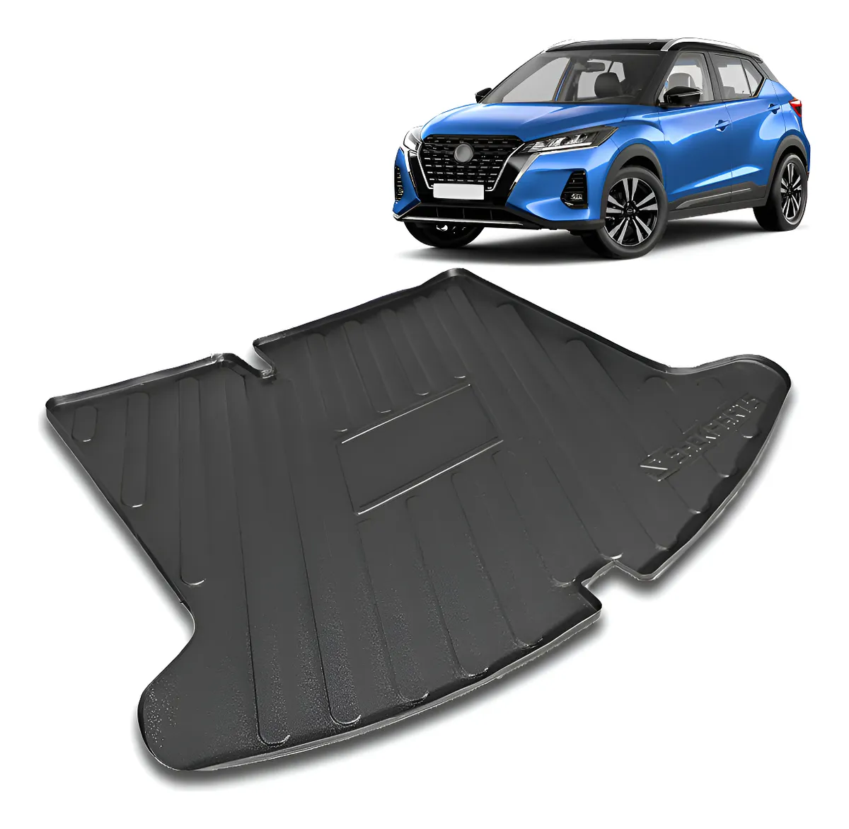 Bandeja de maletero para Kicks 2017 2018 2019 2020 2021 Negra