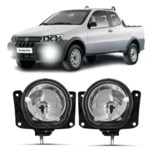 Par de faros antiniebla para Fiat Strada Working 2014 2015 2016 2017