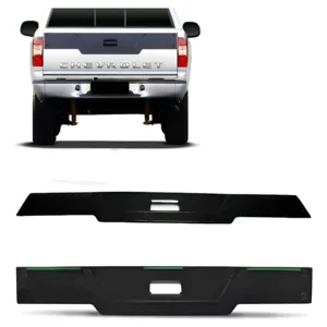 Aplique tapa trasera marco S10 2001 al 2011 negra negra