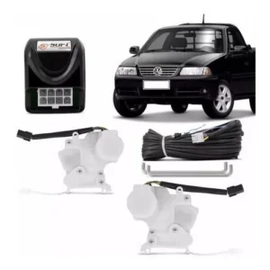 Kit de cerradura eléctrica original Gol Saveiro Fox G2 G3 2 puertas