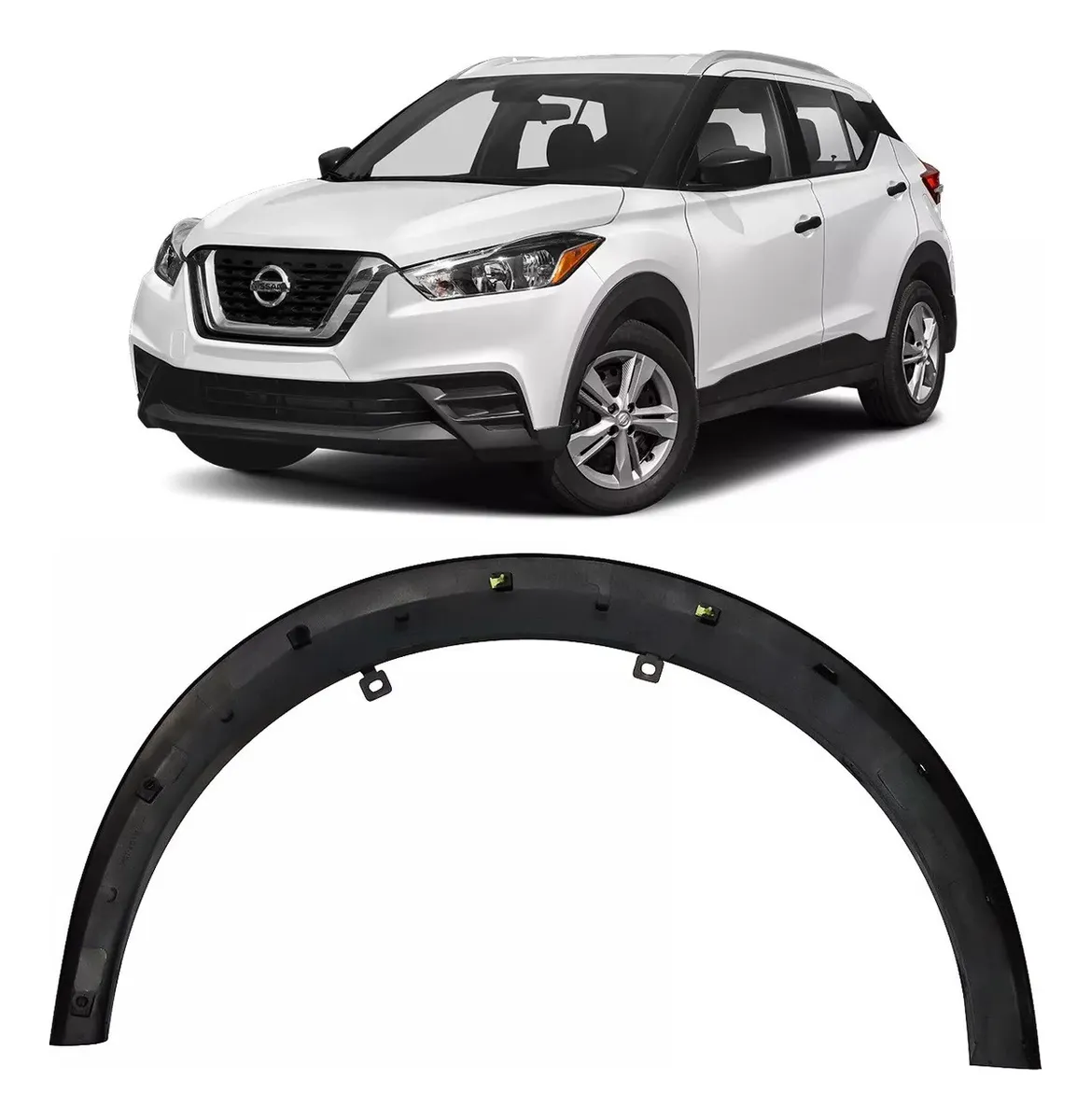 Fender guardabarros delantero Kicks 2016 a 2020 izquierda