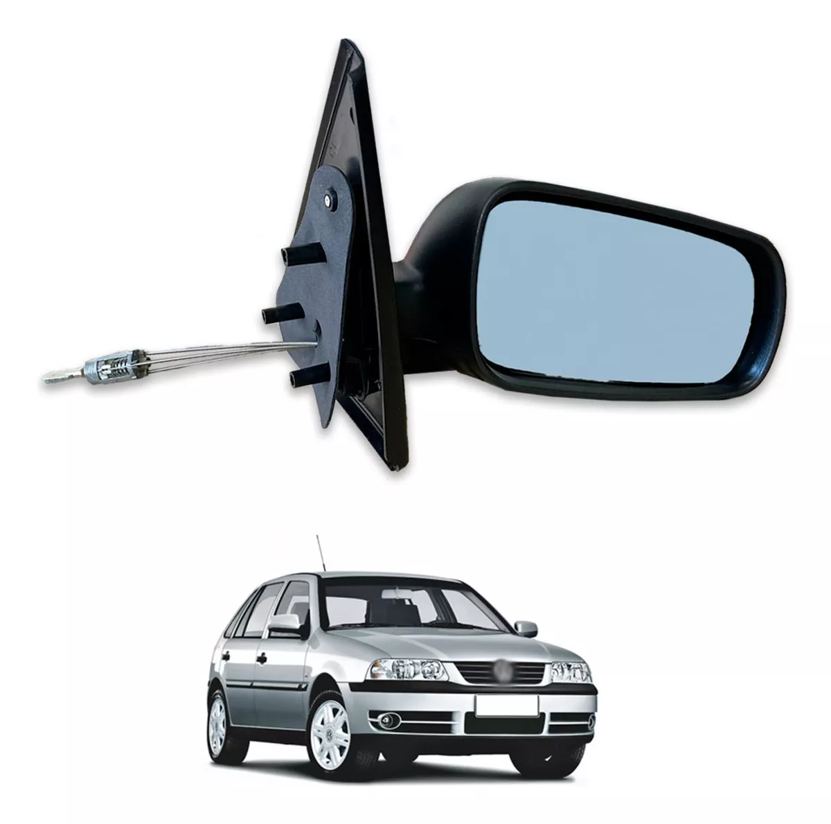 Retrovisor Gol/parati/saveiro G3/g4 Manual Ld 4p 1999 A 2014
