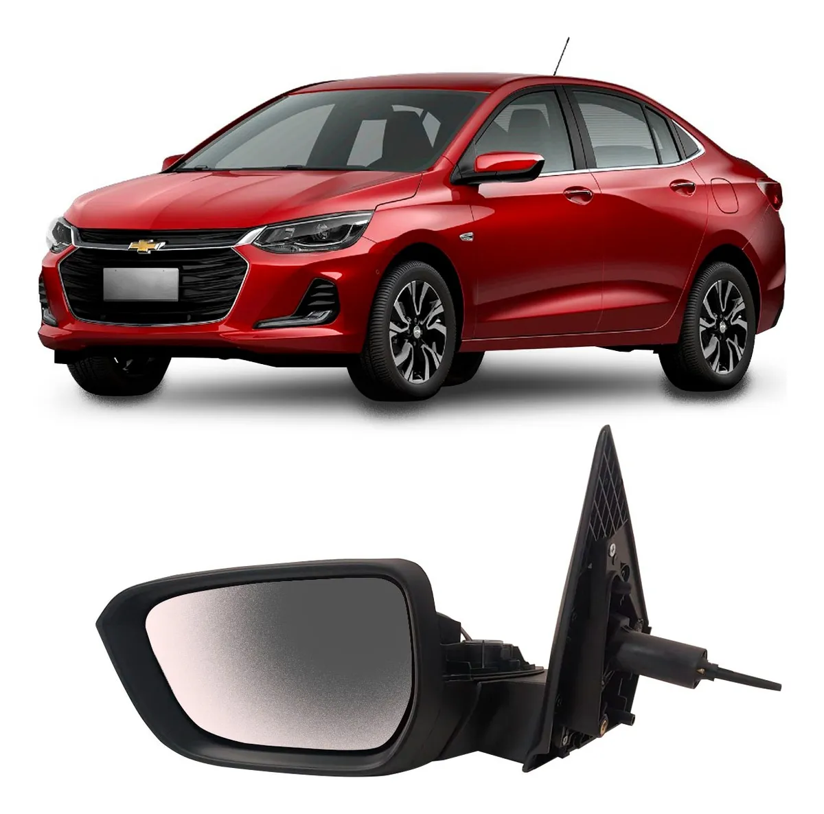 Espejo retrovisor Onix 2020 2021 2022 2023 2024 Manual Le