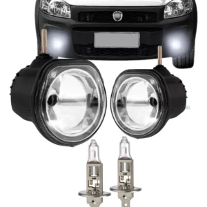 Par faro caminero Fiat Strada Working 2010 a 2020 Mile Faro + Lámparas