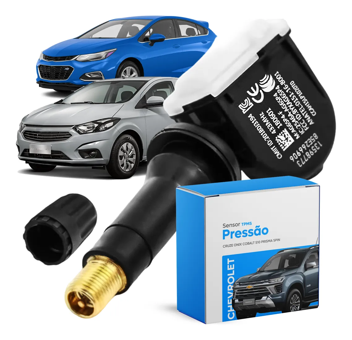 Sensor de presión de neumáticos TPMS Cruze Onix Cobalt S10 Prisma Spin