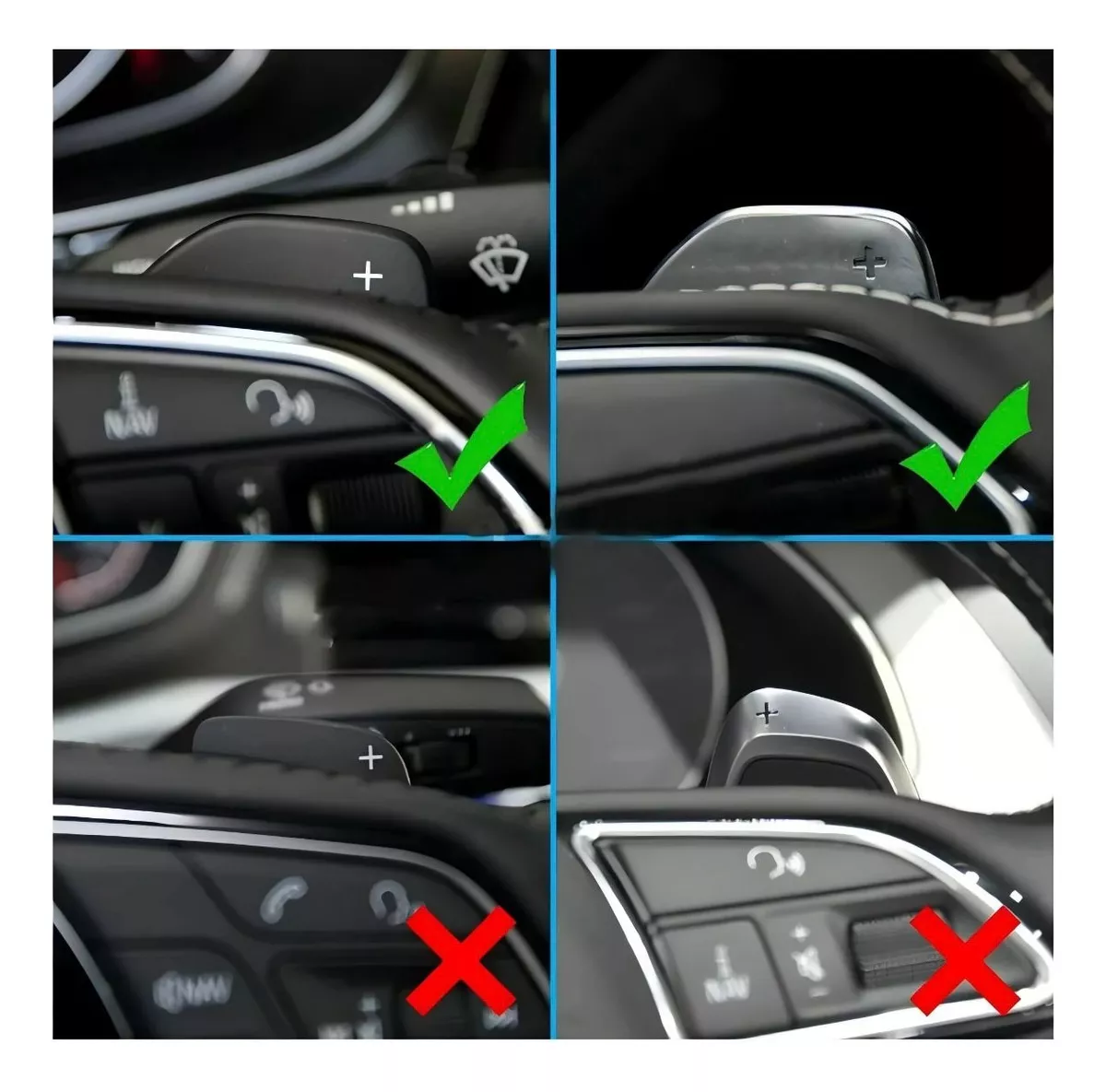 Extensor de mariposa de cambio de levas Audi A3 A4 A5 A6 A7 Q3 Q5 S3 - Imagem 2