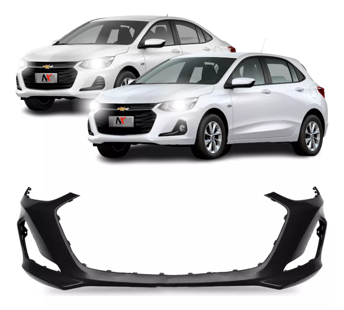 Parachoques delantero para Gm Onix 2020 21 a 2024 Hatch Sedan Plus