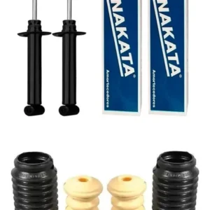Par de Amortiguadores Traseros Gol G5 G6 G7 Nakata + Kit