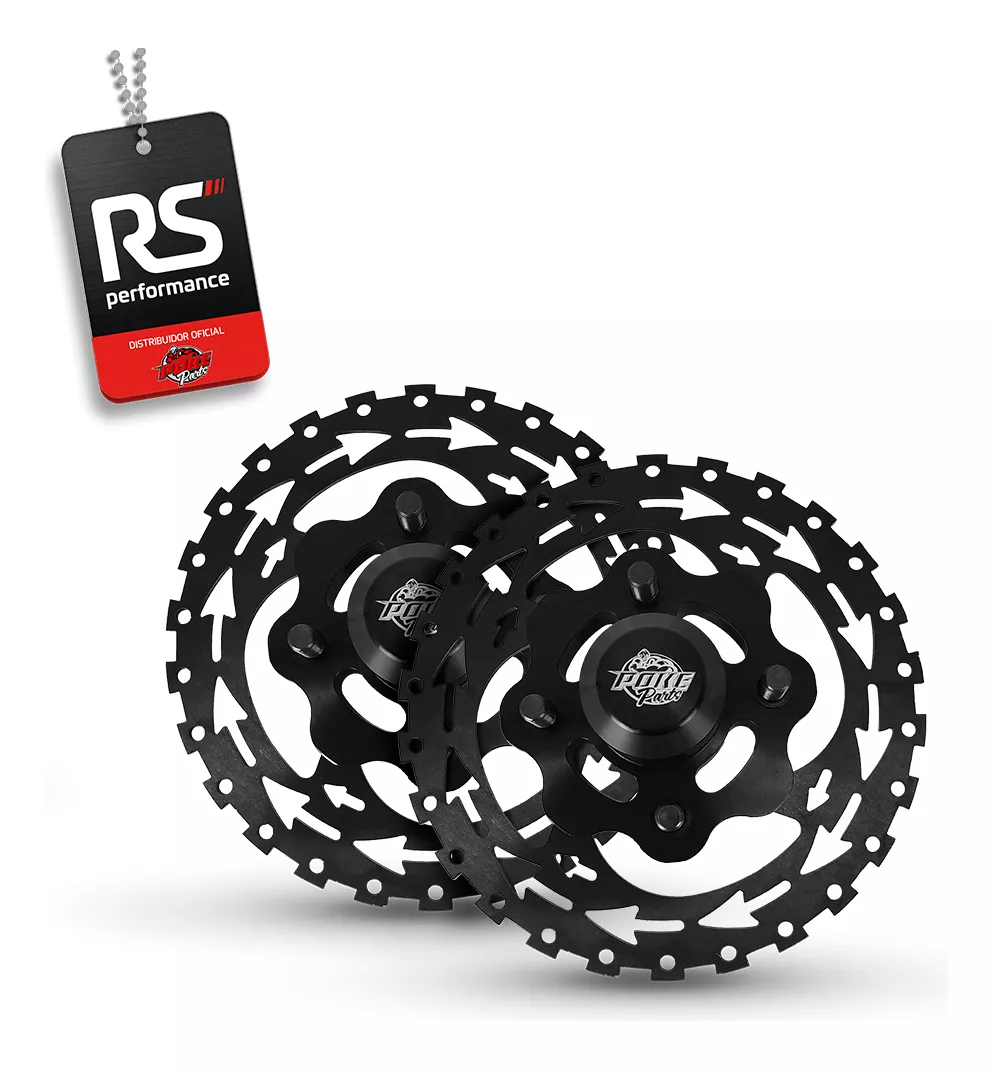 Freno de disco trasero Vw Gol Perforación 4x100 - Imagem 3