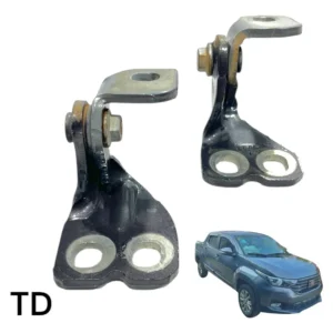 Par de bisagras de puerta para Fiat Strada Freedom Dupla 4p 2021-2023 (usadas)