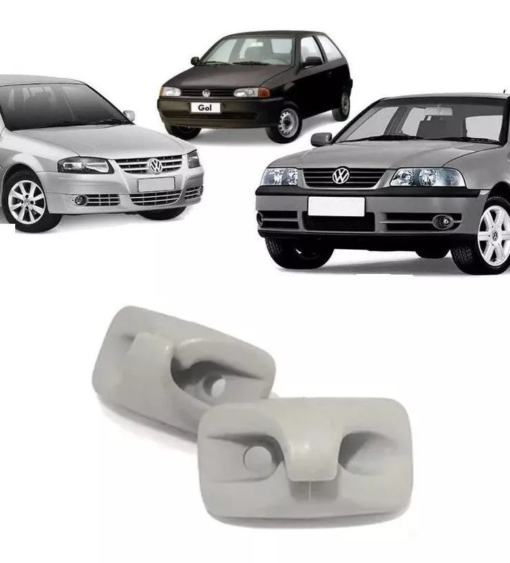 Par De Soportes Parasol Vw Gol Parati Saveiro G2 G3 G4