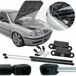 Kit Adaptación Amortiguador Capó Gol G3 99 a 2005 Regulable