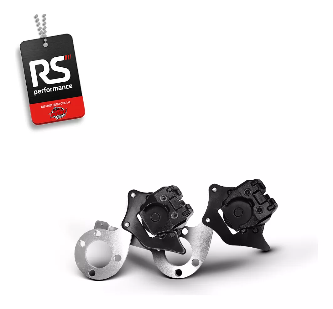 Freno de disco trasero Vw Gol Perforación 4x100 - Imagem 4