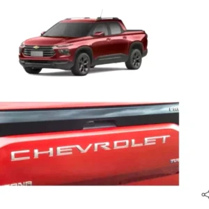 Emblema de cubierta trasera cromado Nuevo Montana 2023 Original GM