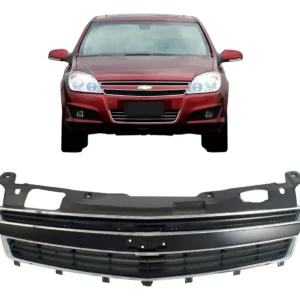 Rejilla delantera Vectra 2009 2010 2011 y 2012, moldura cromada negra