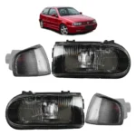 Par Farol Gol Saveiro Parati G2 1995 A 2005 Negro Mascarilla