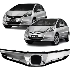 Rejilla del radiador honda fit 2012 2013 2014 2015 con moldura cromada